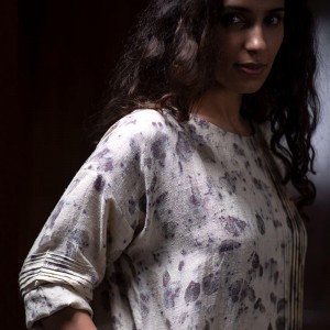 Pleats Tunic Dried Rose