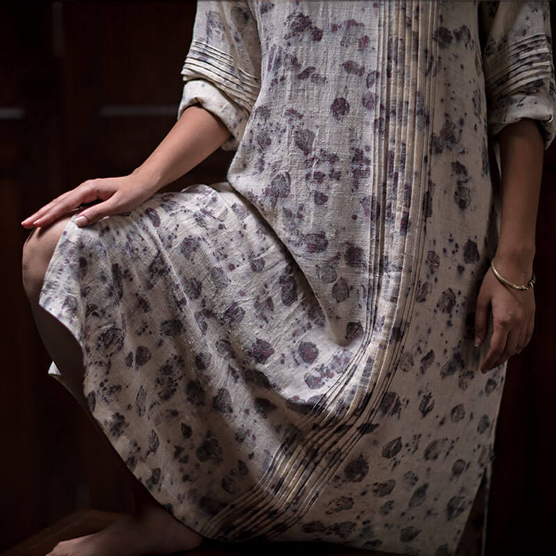 Pleats Tunic Dried Rose