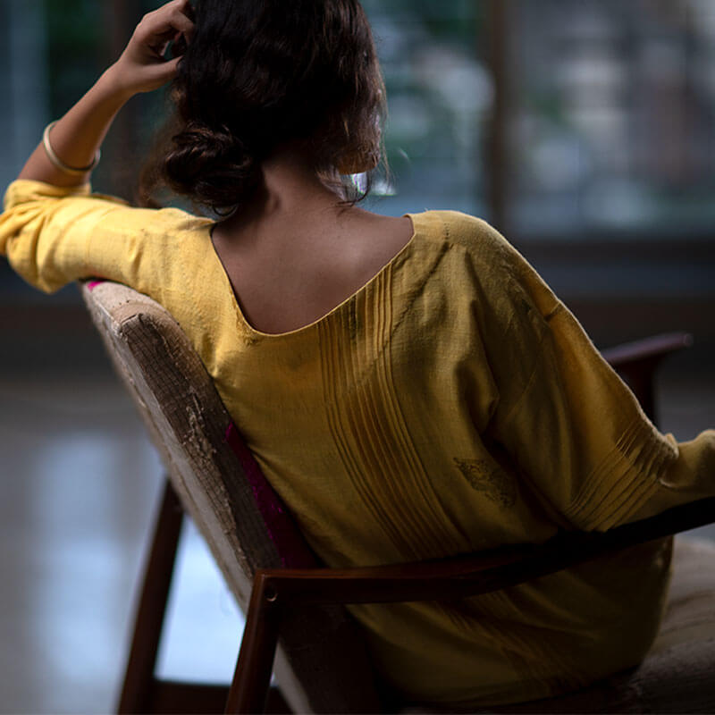 Pleats Tunic Marigold