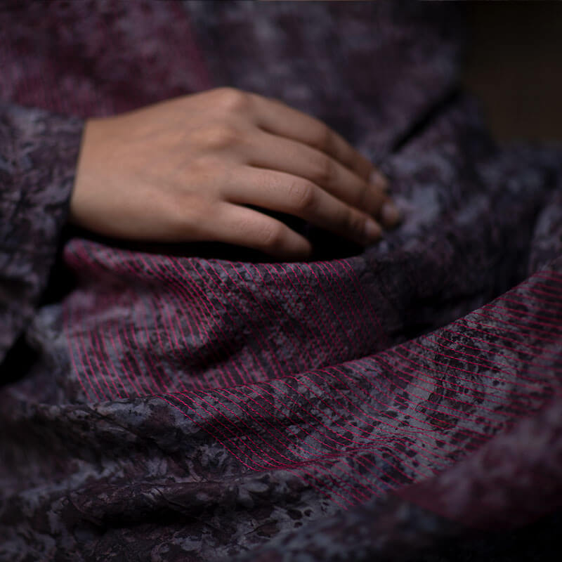 Stitch Tunic Dark Rose