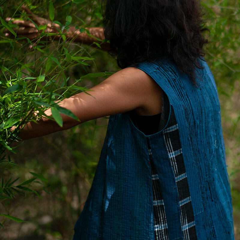 Chindi Jacket Indigo