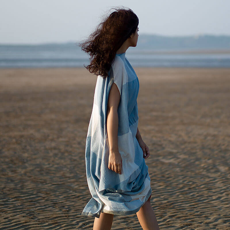 Chaddar Tunic Ash Blue