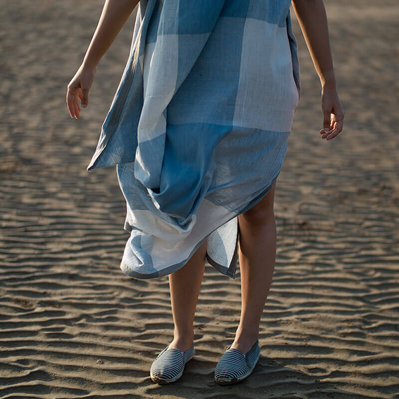 Chaddar Tunic Ash Blue