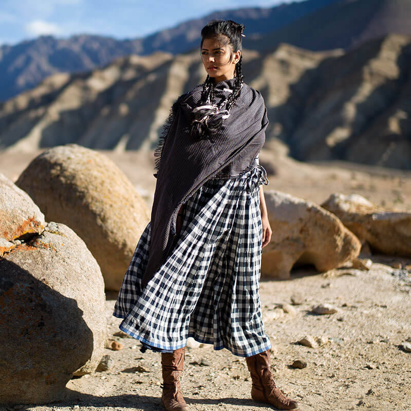 Frida Skirt Checks
