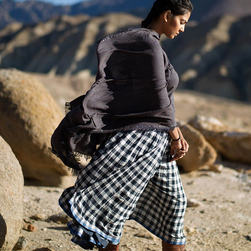 Frida Skirt Checks