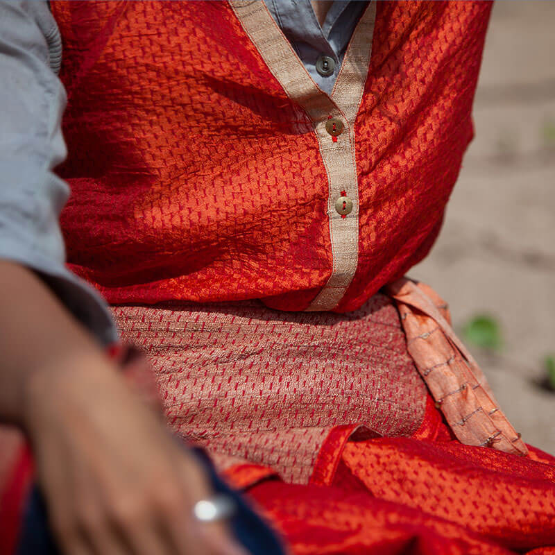 Fisherman Tunic Orange