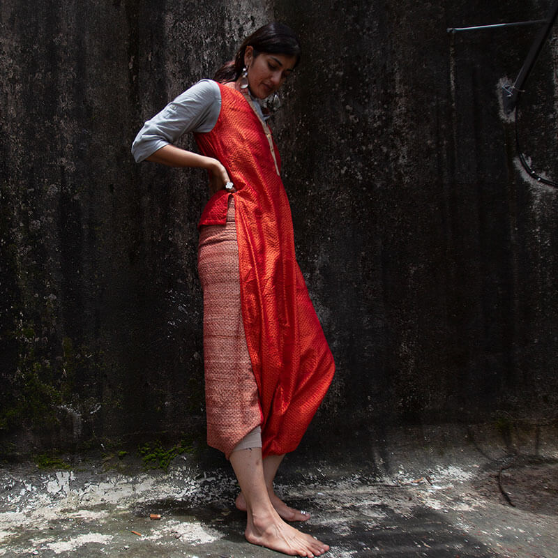 Fisherman Tunic Orange