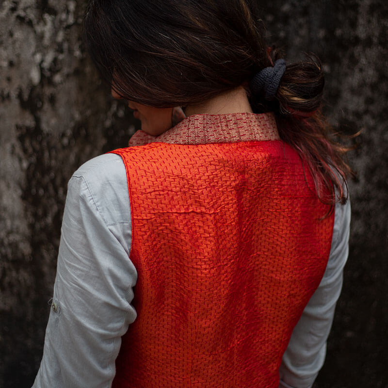 Fisherman Tunic Orange