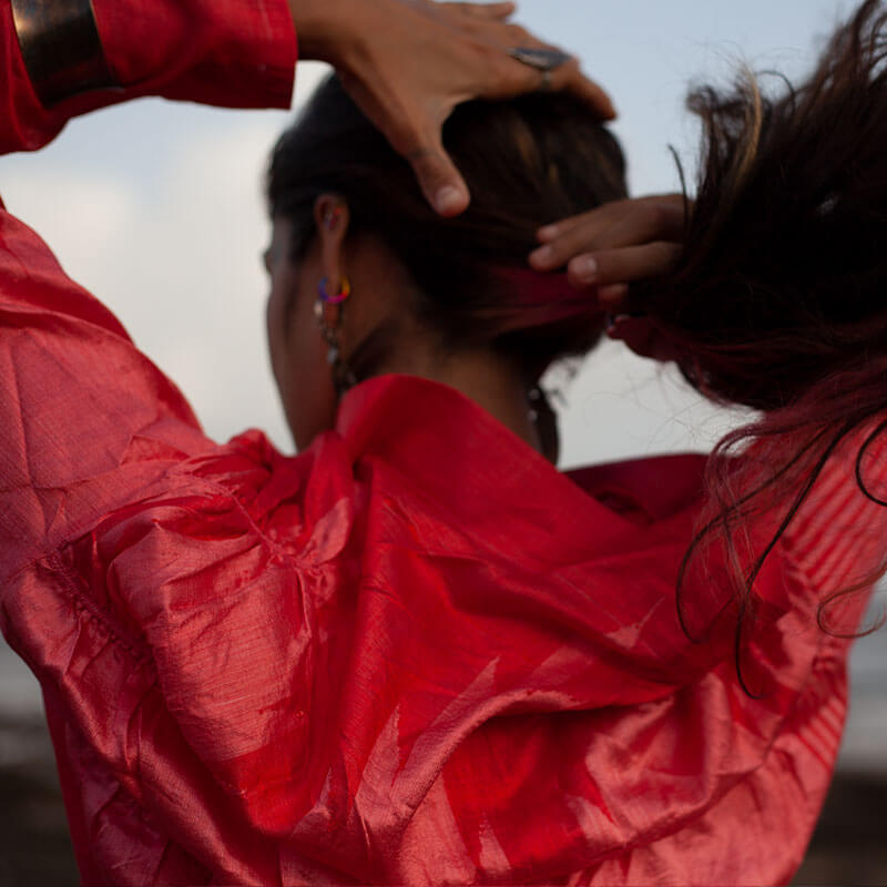 Knotted Shirt Neon