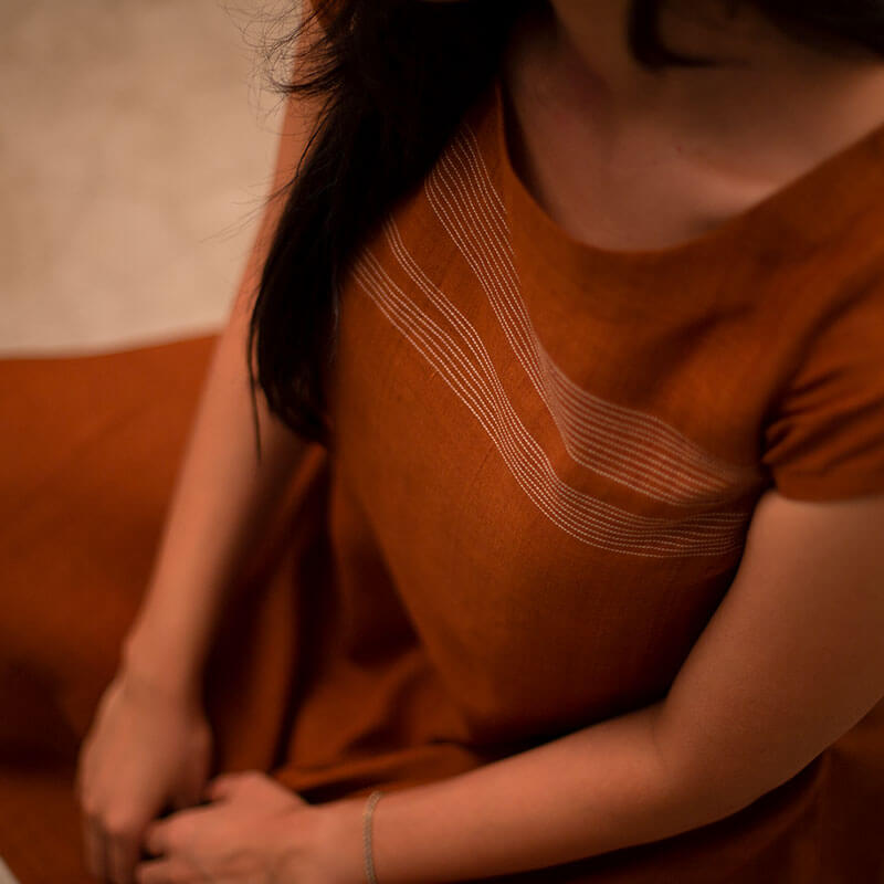 Lines Tunic Mustard