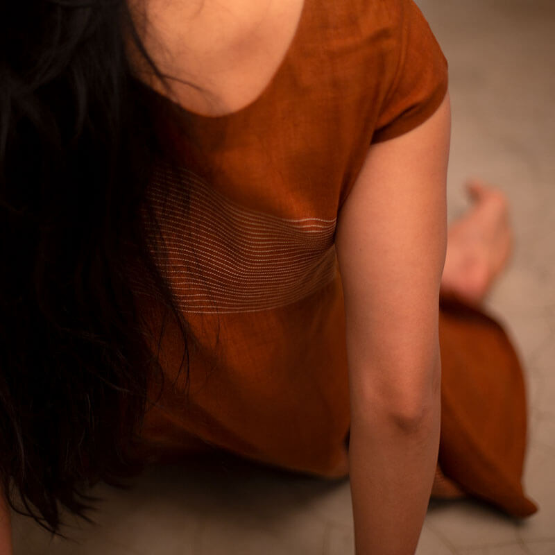 Lines Tunic Mustard