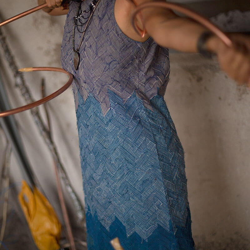 Copper Tunic Indigo