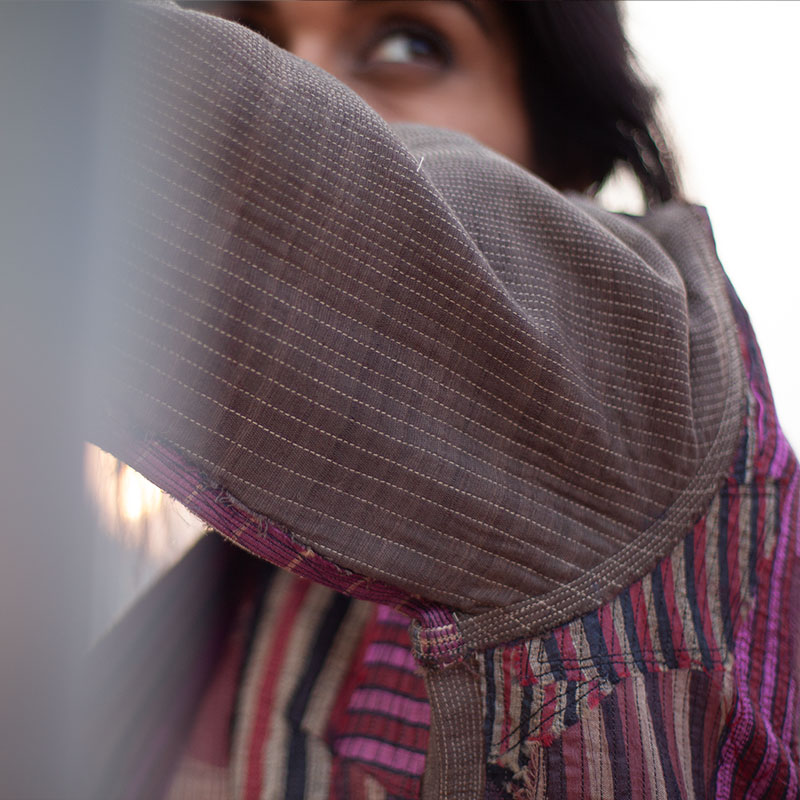 Scrap Jacket Fuschia